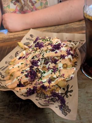 Yaya fries at Mad Mad Vegan - Barcelona in Barcelona