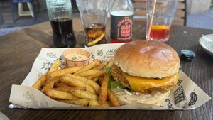 Chicken Crunch.    at Mad Mad Vegan - Barcelona in Barcelona