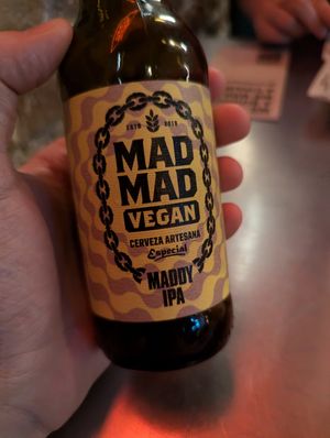Mad Mad Vegan IPA Craftsbeer at Mad Mad Vegan - Barcelona in Barcelona