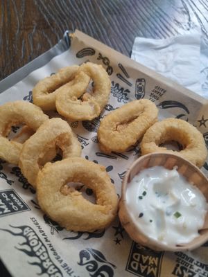 Calamares rebozados at Mad Mad Vegan - Barcelona in Barcelona