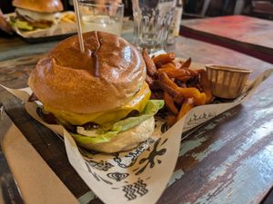 Double cheeze vacon at Mad Mad Vegan - Barcelona in Barcelona