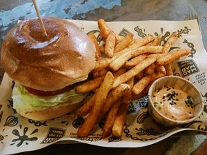 Burger at Mad Mad Vegan - Barcelona in Barcelona