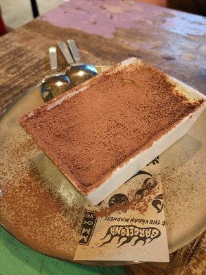 Tiramisu at Mad Mad Vegan - Barcelona in Barcelona