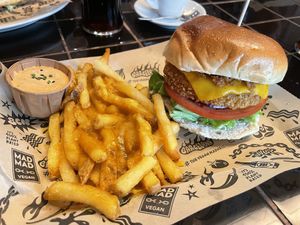 Rock’n Chick’n with fries  at Mad Mad Vegan - Barcelona in Barcelona