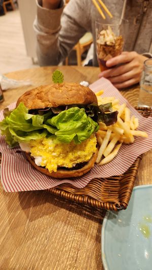 Teriyaki burger at This is Me Kitchen in Fujisawa