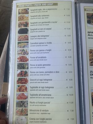 Spaghetti Agio and arrabbiatta was vegan x   at San Basegio in Venice