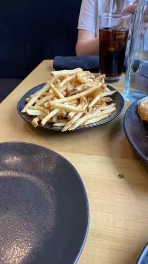 Garlic fries  at Eat BRGZ - West End in Washington