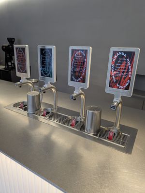 taps at 2050 Coffee in Kyoto