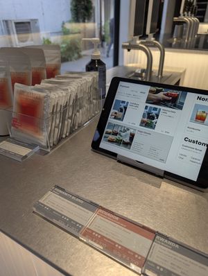 menu at 2050 Coffee in Kyoto