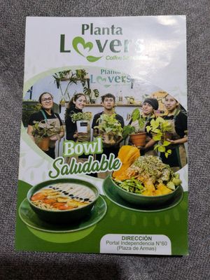 Flyer at Planta Lovers in Ayacucho