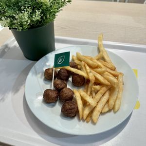 Plant Balls with Fries  at IKEA in Burlington