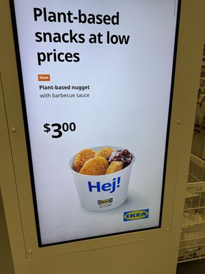 Vegan Plant Based Nuggets   at IKEA in Burlington