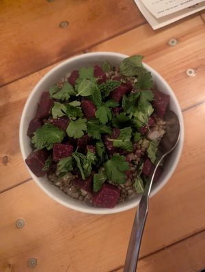 Beat salad 3/5 at Little Wolf Restaurant in Edmonton