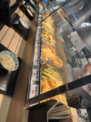 Toppings  at Marugame Seimen Aeon Mall KYOTO-Shop in Kyoto