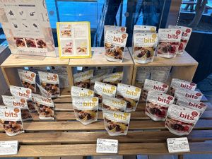 Plant based snacks   at Good Nature Market in Kyoto