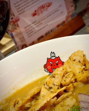 Funny plate design at Ramen Shifu in Oviedo