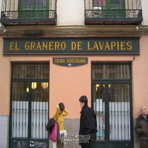 Clearly marked and easy to find. at El Granero de Lavapies in Madrid