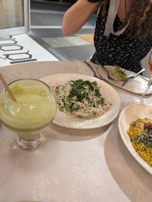 Creamy pasta at FRESHA in Limassol