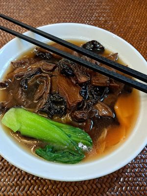 Noodles with mushrooms 36¥ at CiGuang SuShi in Shanghai