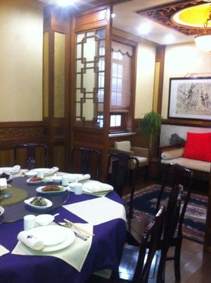 inside at CiGuang SuShi in Shanghai