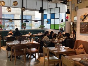 Interior   at Green Vege Cafe in Shanghai