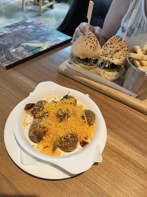 Them dry Thai balls 😎  at Green Vege Cafe in Shanghai