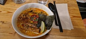 Ramen at UMAMI Plantbased in Barcelona