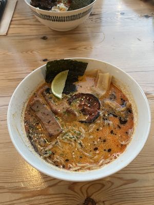 Tantamen ramen  at UMAMI Plantbased in Barcelona