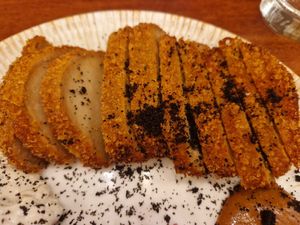 Katsu de seitan at UMAMI Plantbased in Barcelona