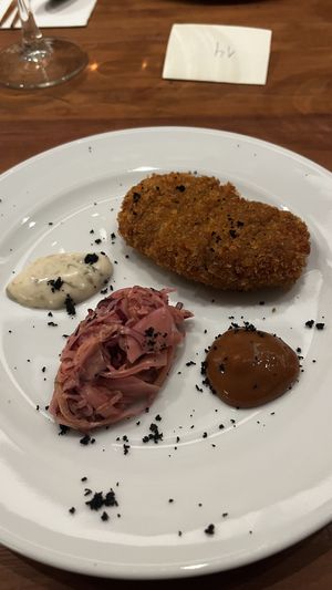 crispy katsu seitan  at UMAMI Plantbased in Barcelona