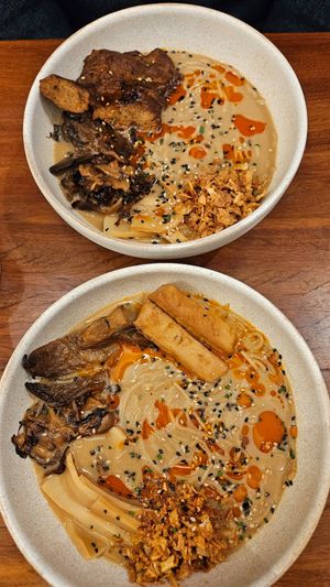 Ramen at UMAMI Plantbased in Barcelona