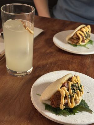 Yuzu lemonade!  at UMAMI Plantbased in Barcelona