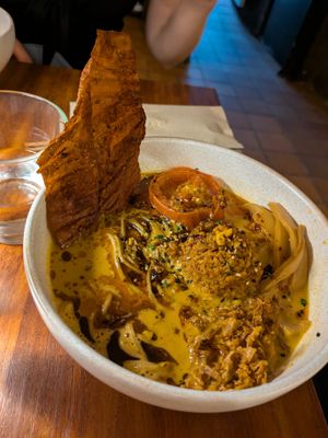 Tan tan men at UMAMI Plantbased in Barcelona