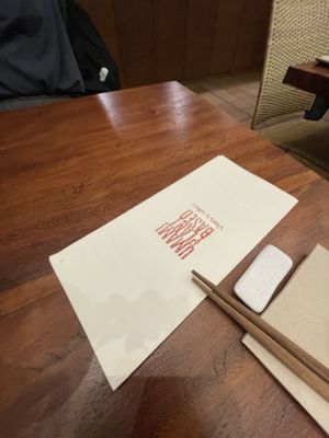 Table  at UMAMI Plantbased in Barcelona