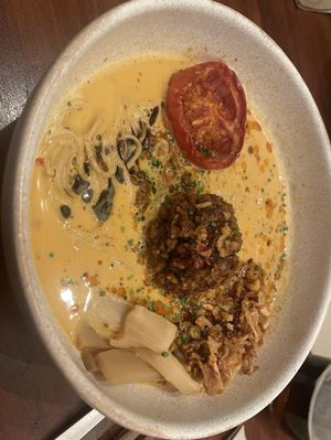 Ramen spicy  at UMAMI Plantbased in Barcelona
