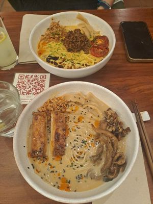 Ramen at UMAMI Plantbased in Barcelona