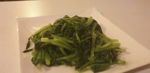 Stir fried Greens 👌🌱🙏 at Su Ren - Veg Inn in Shanghai