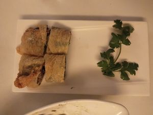 Tofu skin roll at Su Ren - Veg Inn in Shanghai