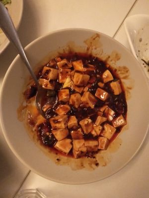 Mapo tofu at Su Ren - Veg Inn in Shanghai