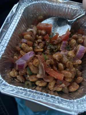 Bhatmas sadeko  at Namaste Nepal Restaurant in Setubal