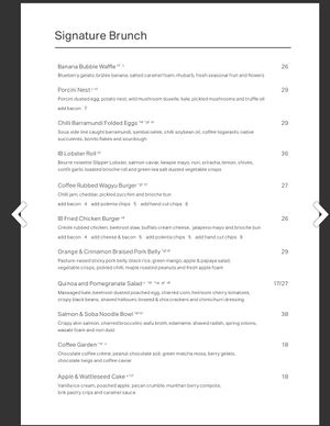 Menu as of June 2024  at Industry Beans  in Chadstone