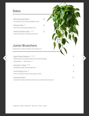 Menu as of June 2024  at Industry Beans  in Chadstone