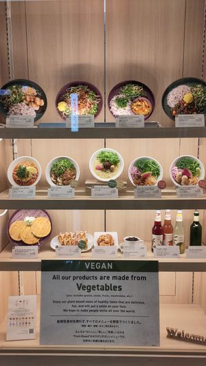 Models of each plate at NRT - T's Tantan - T2 in Narita