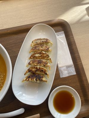 Gyoza  at NRT - T's Tantan - T2 in Narita