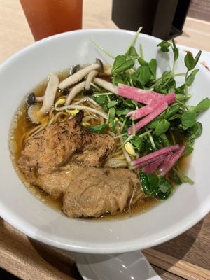 Vegan chick ramen  #Veganuary at NRT - T's Tantan - T2 in Narita