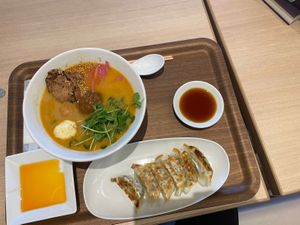 Gyoza and tantamen special   at NRT - T's Tantan - T2 in Narita