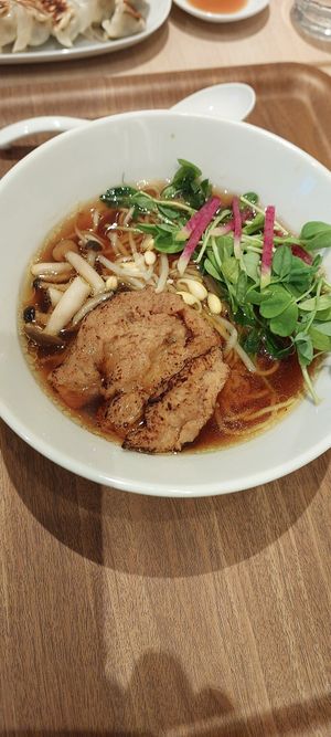 Soy meat ramen at NRT - T's Tantan - T2 in Narita