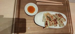 Gyoza, gyoza and more gyoza, but not really enough LOL at NRT - T's Tantan - T2 in Narita