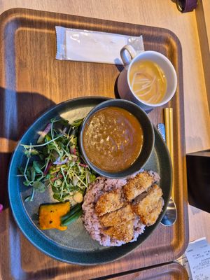 Cutlet curry at NRT - T's Tantan - T2 in Narita