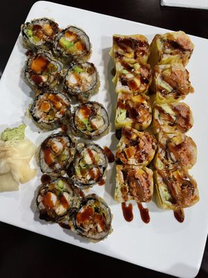 Vegan sushi at Kiko Japanese in Winter Springs